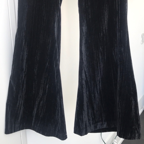 ZARA velvet bell bottom trousers - Picture 5 of 7